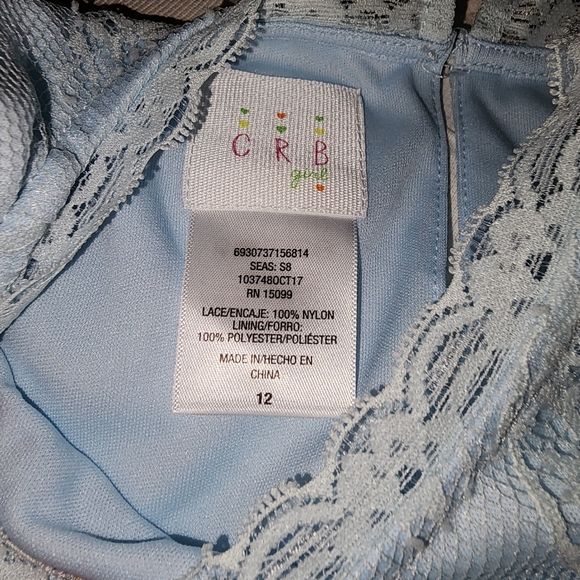 BNWT CRB Girl Baby Blue Lace Alice in Wonderland Dress - Picture 2 of 3